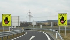 Der Schlepper fuhr falsch auf die S7 auf und zog so die Aufmerksamkeit der Polizei auf sich ...