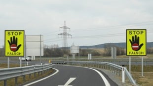 Der Schlepper fuhr falsch auf die S7 auf und zog so die Aufmerksamkeit der Polizei auf sich ...