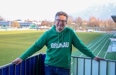 Norbert Bauer auf „seinem Platz“ in Wals-Grünau.