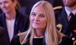 Mette-Marit Ende Jänner bei einem Auftritt in der Fredrikstad-Bibliothek – seither zog sie sich ...