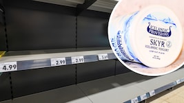 Oft bleiben die Regale leer: Skyr ist in Supermärkten äußerst beliebt.