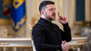 Der ukrainische Präsident Wolodymyr Selenskyj hat gesagt, dass ein neuer Großangriff Russlands ...