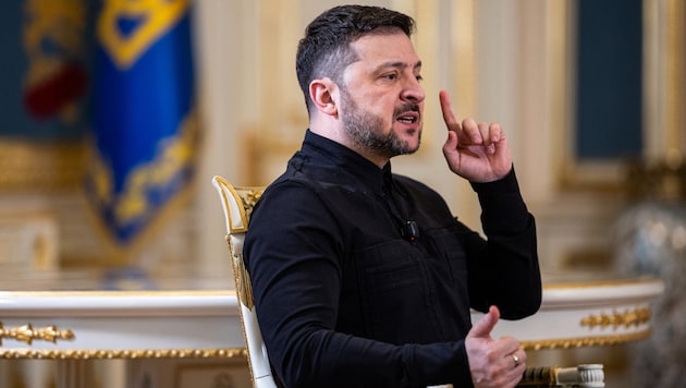 Angesichts der US-Bitte um Drohnenhilfe äußert Selenskyj Genugtuung.