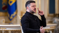 Angesichts der US-Bitte um Drohnenhilfe äußert Selenskyj Genugtuung.