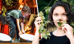 Die österreichisch – venezolanische Sängerin und Songwriterin Patricia Moreno (re.) ist die ...