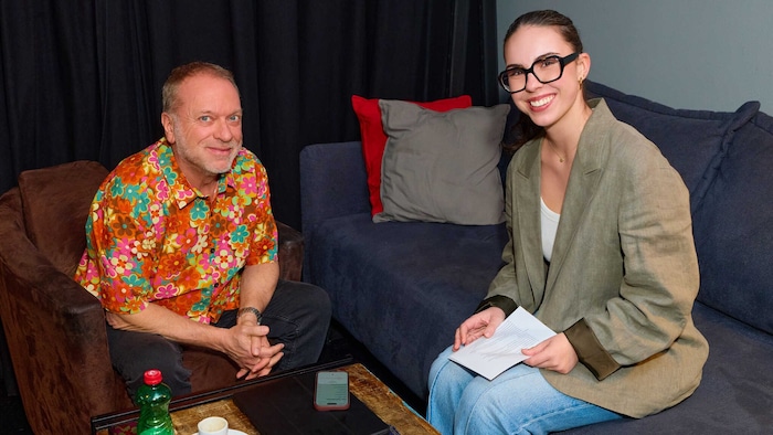 Redakteurin Emily Patek traf Reinhard Nowak vor der Premiere im Casanova.