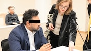Danny K. mit seiner Verteidigerin Astrid Wagner im Wiener Landl.