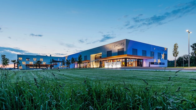 Das Logistikzentrum von Niceshops in Saaz.