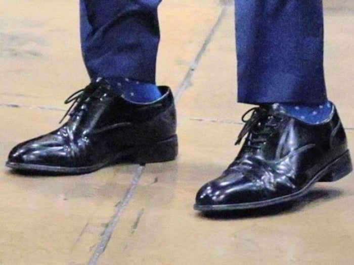 Besonders gut war der Halt in Rubios Schuhen wohl nicht.