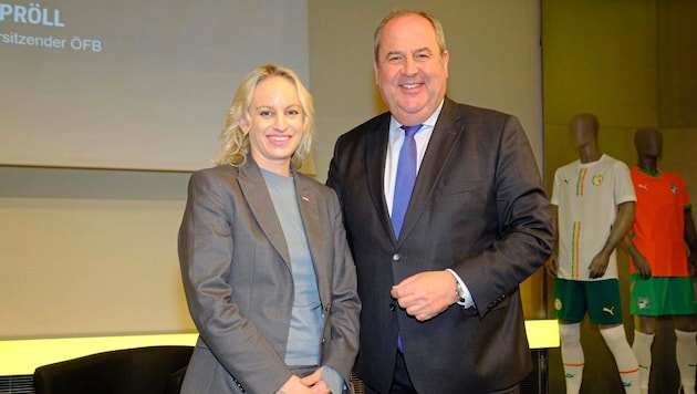 Staatssekretärin Schmidt (li.) und Pröll sehen die Entwicklungen vor der WM kritisch