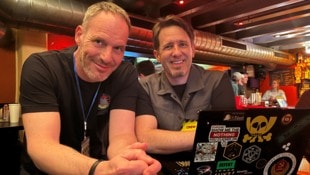 Experte Florian Walther und Veranstalter Martin Herfurt (re.)