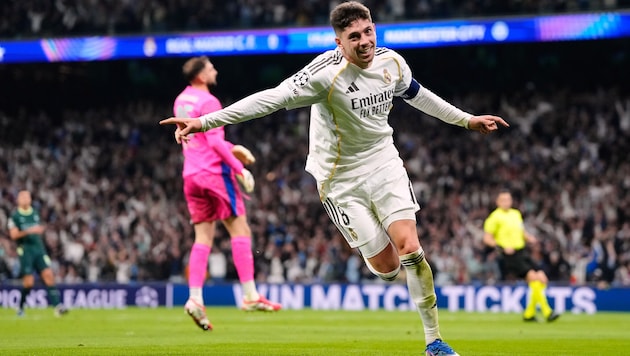 Federico Valverde erzielte einen lupenreinen Hattrick.