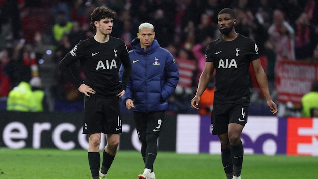 Auch ÖFB-Legionär Danso mittendrin: Die Spurs erlebten gegen Atlético Madrid ein 2:5-Debakel.