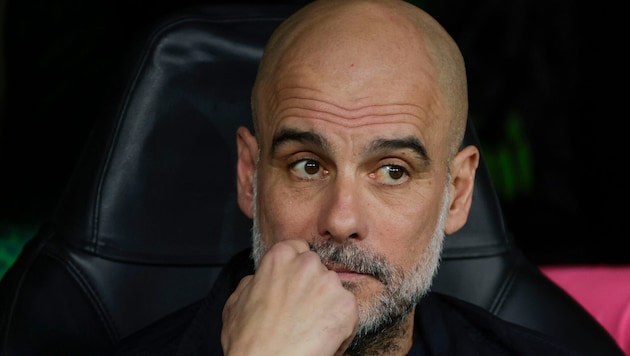 ManCity-Coach Pep Guardiola kassierte eine 0:3-Pleite gegen Real Madrid