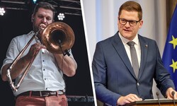 Markus Stotter als Musiker – und bei seiner Antrittsrede Anfang des Jahres im Bundesrat in ...