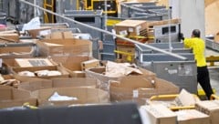 Das Paket-Logistikzentrum der Post in Wien