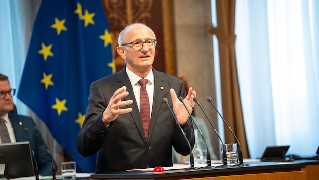 LH Anton Mattle bei seiner Rede am Donnerstag im Bundesrat.