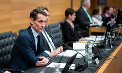 Investigativjournalist und Podcaster Michael Nikbakhsh als Auskunftsperson im ...