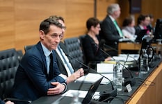 Investigativjournalist und Podcaster Michael Nikbakhsh als Auskunftsperson im ...