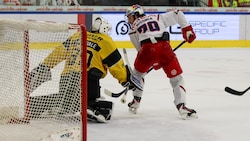 Die Eisbullen und Nissner (re.) stehen mit dem Rücken zur Wand