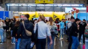 300 Aussteller sind auf der Bildungsmesse vertreten.