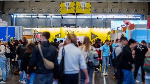 300 Aussteller sind auf der Bildungsmesse vertreten.