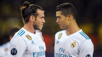 Gareth Bale (l.) und Cristiano Ronaldo (r.)