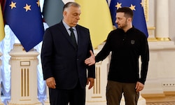 Sind sich nicht grün: Ungarns Viktor Orbán und Ukraines Wolodymyr Selenskyj.