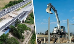 Die Bagger stehen bereit – in den nächsten Tagen werden die Instandsetzungsarbeiten auf der A2 ...