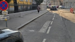 Wer hier aktuell parkt, wird um viel Geld abgeschleppt.