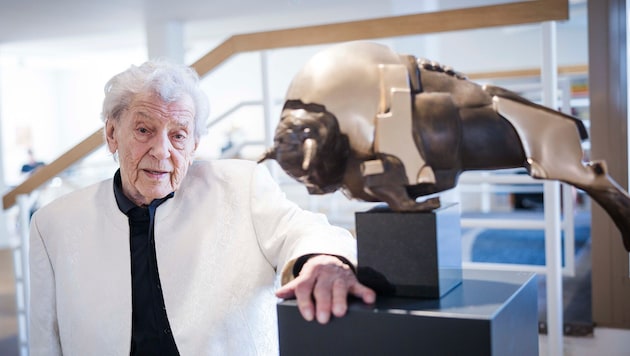 Bis zuletzt war Jos Pirkner als Künstler aktiv.