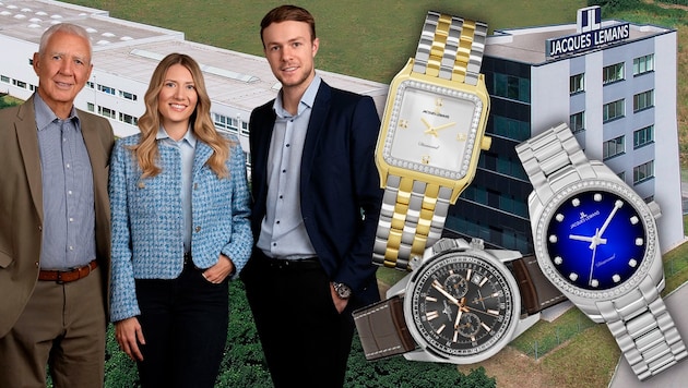 Gründer Alfred Riedl, Marketingchefin Michaela Riedl und Geschäftsführer Andreas Riedl drehen ...