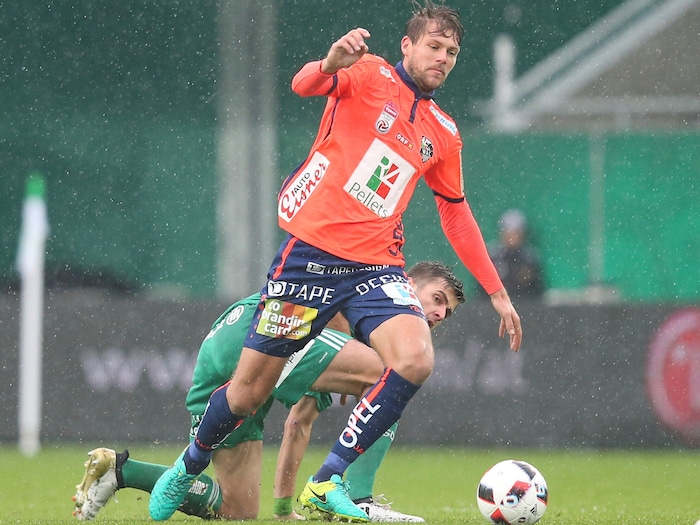 Boris Hüttenbrenner (vorne) lief 129-mal für den WAC auf, werkt jetzt beim GAK