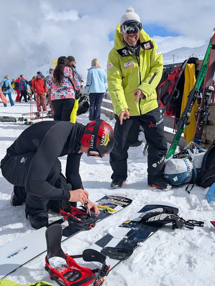 Häämmerle und sein Service-Guru Christoph Vonbank (re.) sind ein eingespieltes Team, haben auch ...