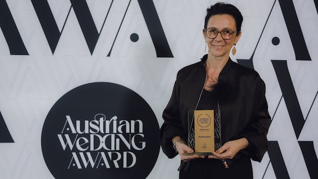 Danja Ferschner-Kausz mit der hohen Auszeichnung