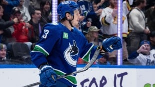 Marco Rossi hat beim 4:3-Sieg seiner Canucks groß aufgespielt. 