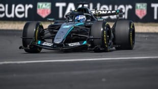 Wieder ist George Russell der große Gejagte. 