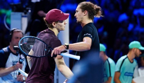 Jannik Sinner (links) trifft auf Alexander Zverev