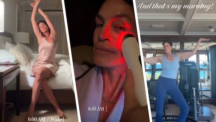 Cindy Crawford präsentierte ihren Followern ihre tägliche Morgenroutine.