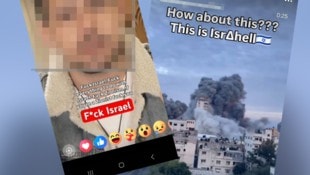 Krone KREATIV/Instagram, Krone KREATIV Zwei der geteilten Beiträge – voller Zorn und Hass