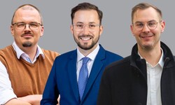 Mögliche Koalitionspartner: Jakob Matscheko (KPÖ, links), Florian Wernbacher (FPÖ, Mitte) und ...