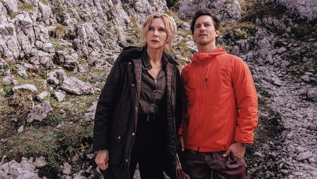 Veronica Ferres und Tim Oliver Schultz in „Alpentod“