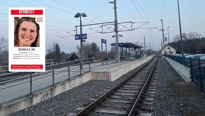Michaela B. soll am Bahnhof von Wildon in einen Zug gestiegen sein. Seitdem gilt sie als ...