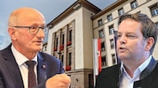 Tirols Landeshauptmann Anton Mattle (ÖVP) und Markus Abwerzger, Chef der Tiroler FPÖ
