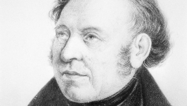 Johann Nepomuk Ebner wurde von Kaiser Franz Ferdinand I. in den erblichen Ritterstand erhoben.