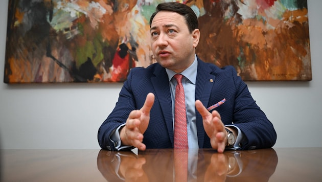 Manfred Haimbuchner rechnete beim Interview mit der „Krone“ mit dem ORF ab.