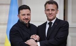 Es ist Selenskyjs zwölfte Visite in Frankreich seit Beginn der groß angelegten, russischen ...
