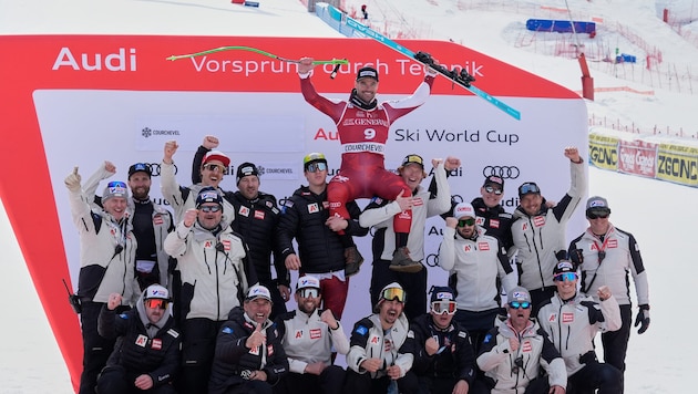 Vincent Kriechmayr ließ den ÖSV jubeln.