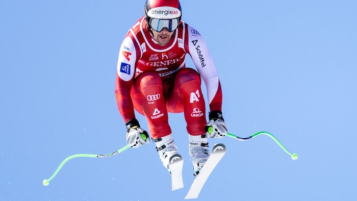 Kriechmayr am Weg zum Sieg in Courchevel