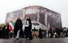 Regime-Unterstützer in Teheran